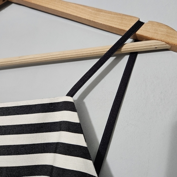 Bec + Bridge Black and White Stripe Fit n Flare Mini Dress - Picture 3 of 12